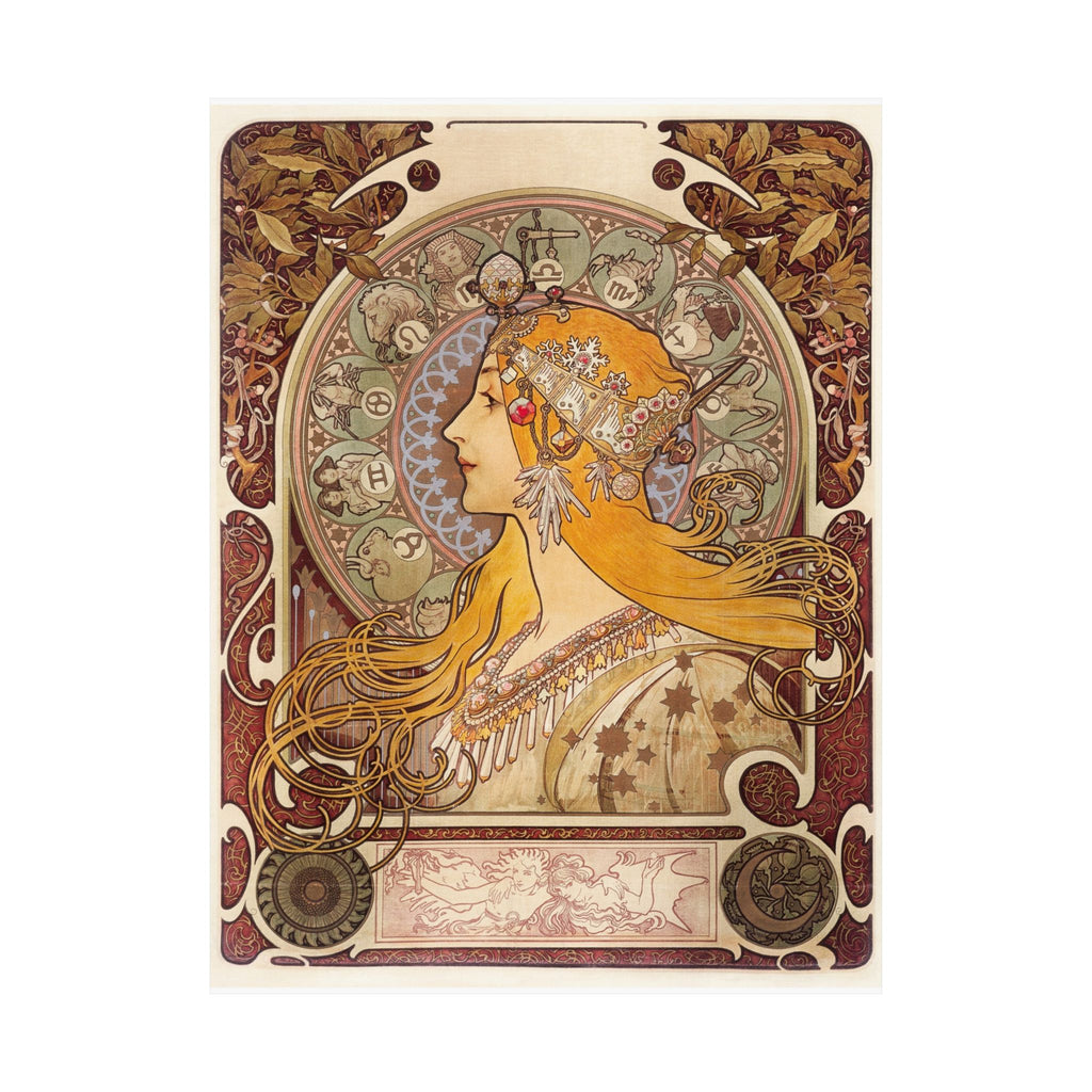 Zodiac — Alphonse Mucha, 1896 | Art Nouveau Print