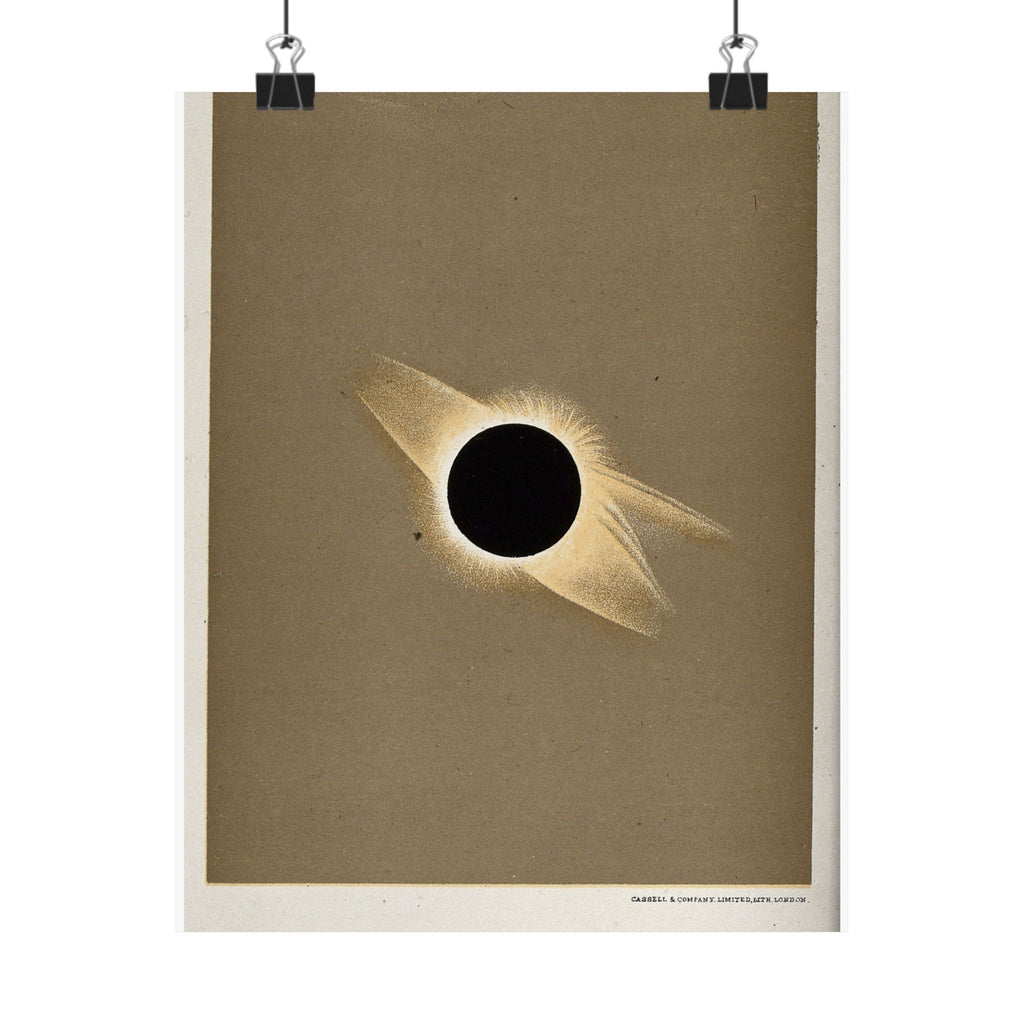 Total Solar Eclipse of 1878 — Trouvelot | Celestial Art Print