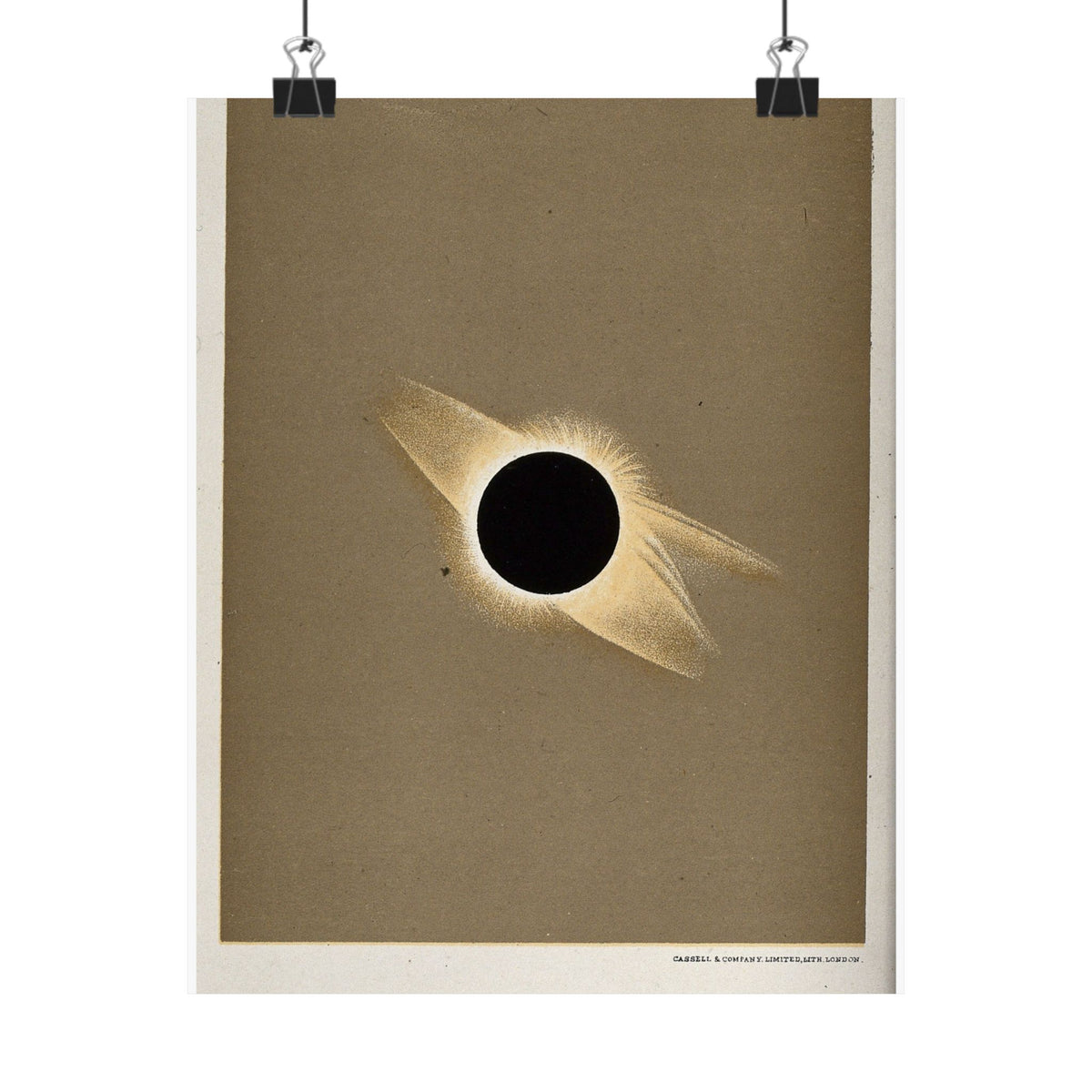 Total Solar Eclipse of 1878 — Trouvelot | Celestial Art Print