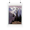 Ski — Vintage Winter Sports Poster | Vintage Travel Art Print