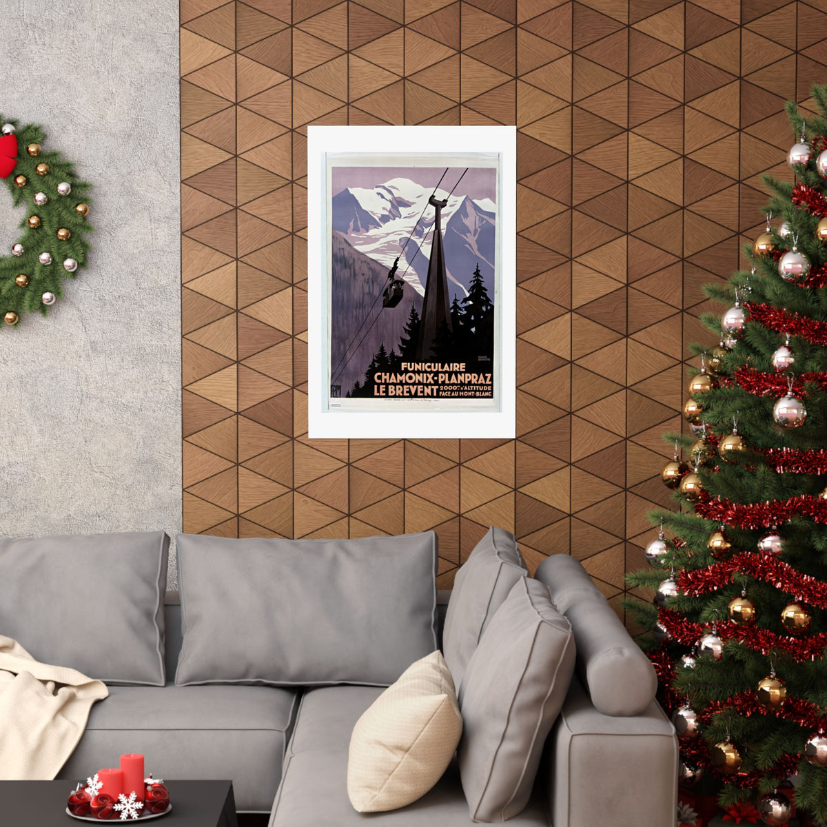 Ski — Vintage Winter Sports Poster | Vintage Travel Art Print