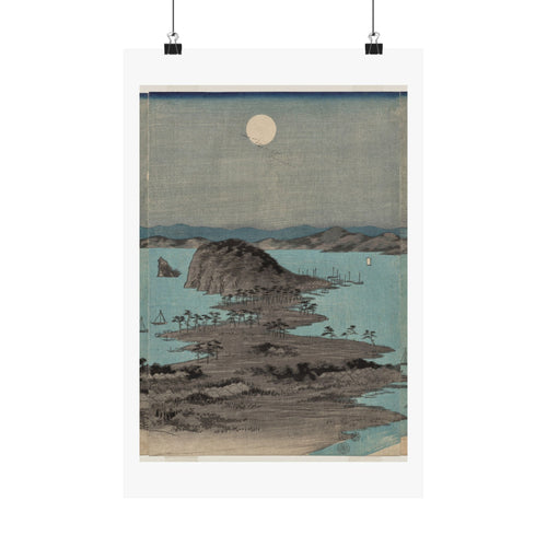 Kanazawa in Moonlight — Hiroshige | Japanese Art Print
