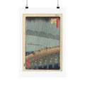 Sudden Shower over Shin-Ōhashi Bridge — Hiroshige | Japanese Art Print