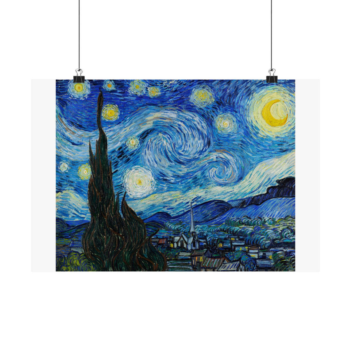 The Starry Night — Vincent van Gogh, 1889 | Fine Art Print