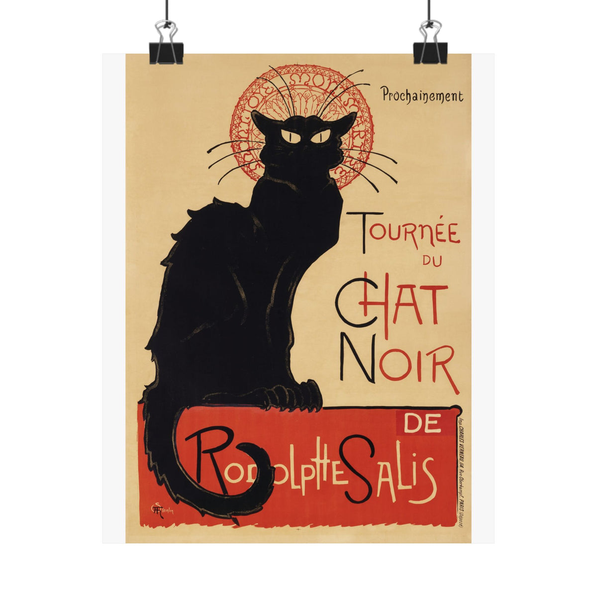 Tournée du Chat Noir — Steinlen, 1896 | Art Nouveau Print
