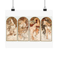 The Seasons — Alphonse Mucha, 1897 | Art Nouveau Print