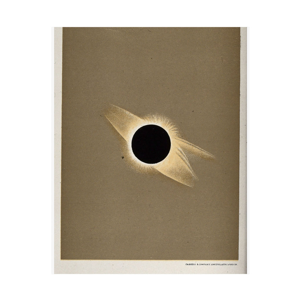 Total Solar Eclipse of 1878 — Trouvelot | Celestial Art Print