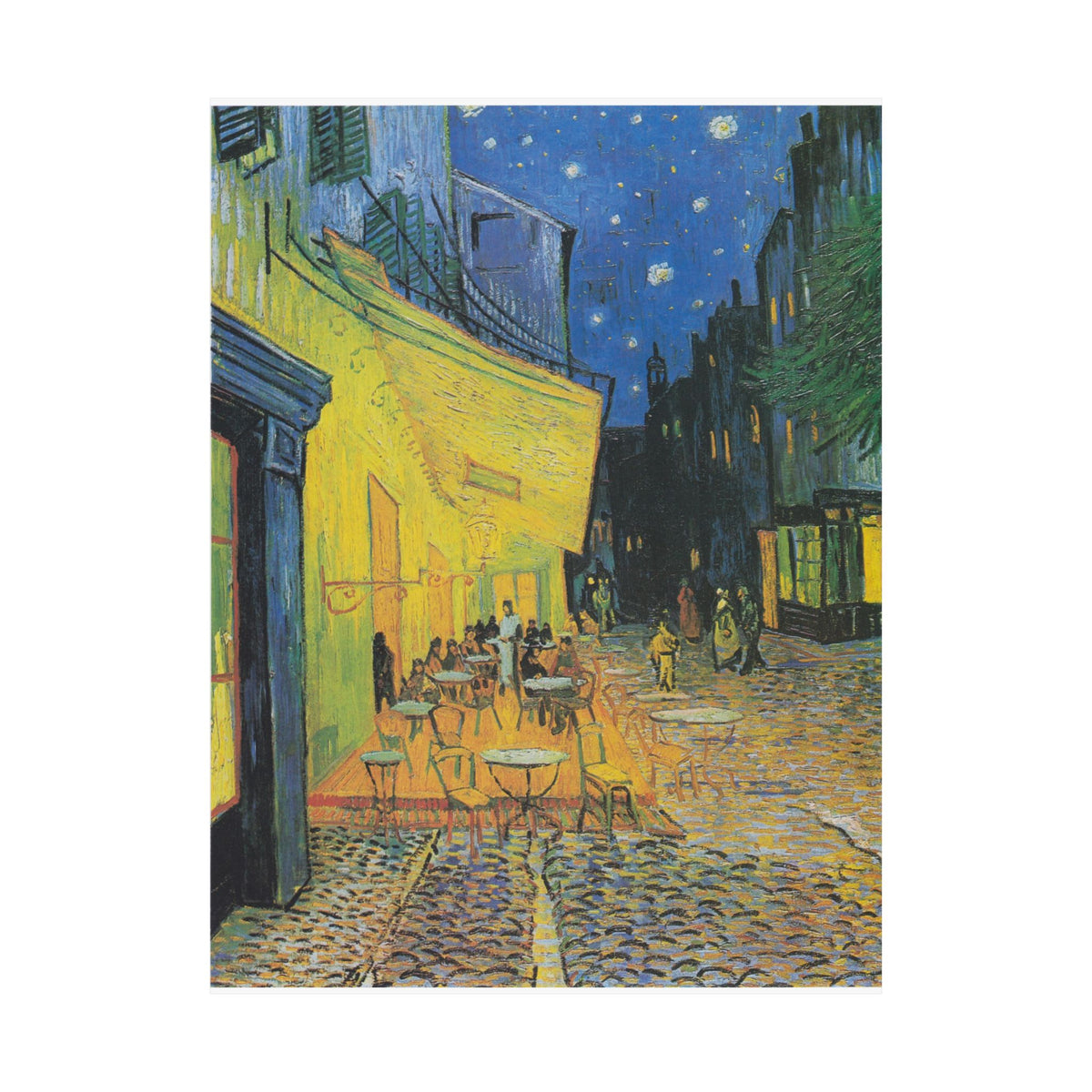 Café Terrace at Night — Vincent van Gogh, 1888 | Fine Art Print