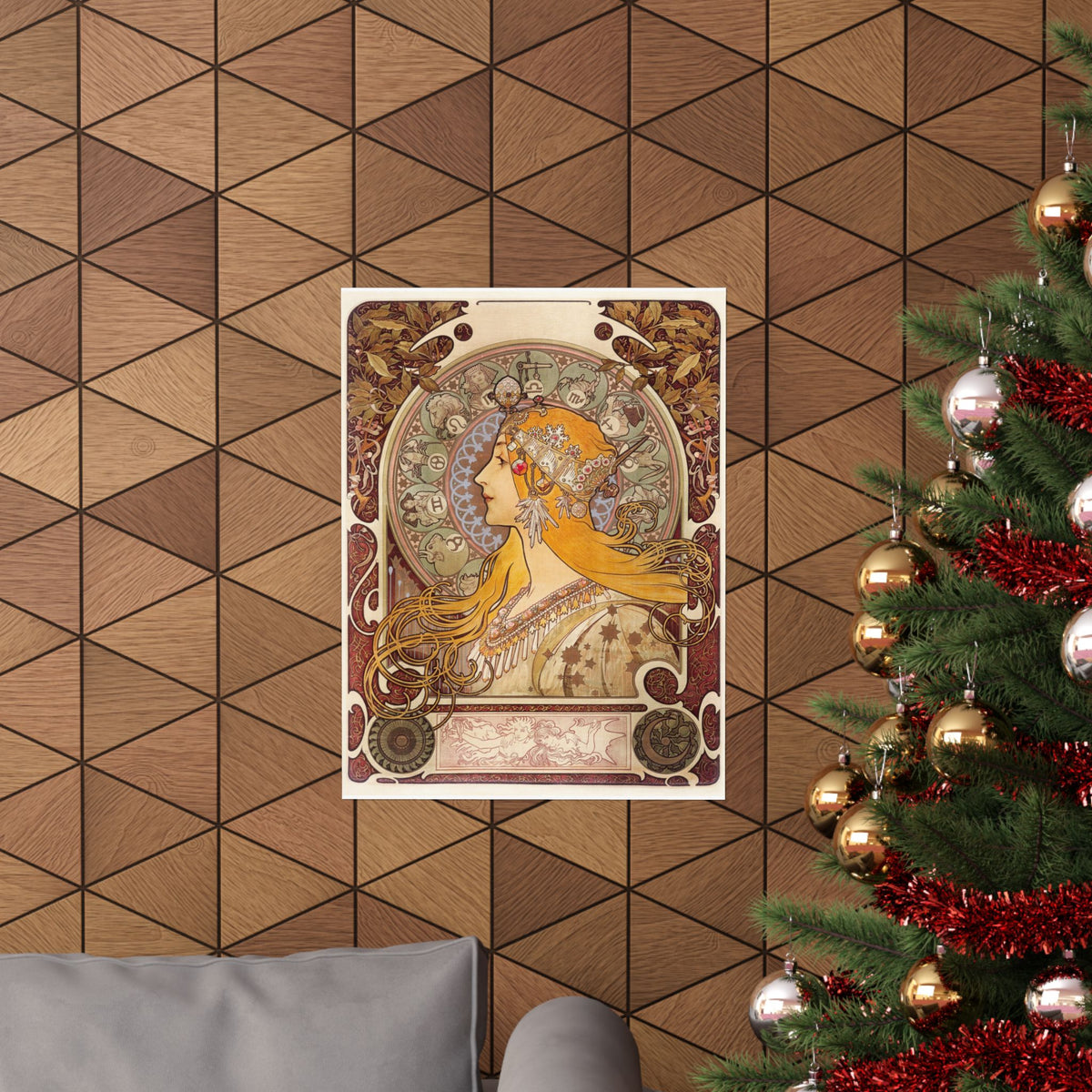 Zodiac — Alphonse Mucha, 1896 | Art Nouveau Print