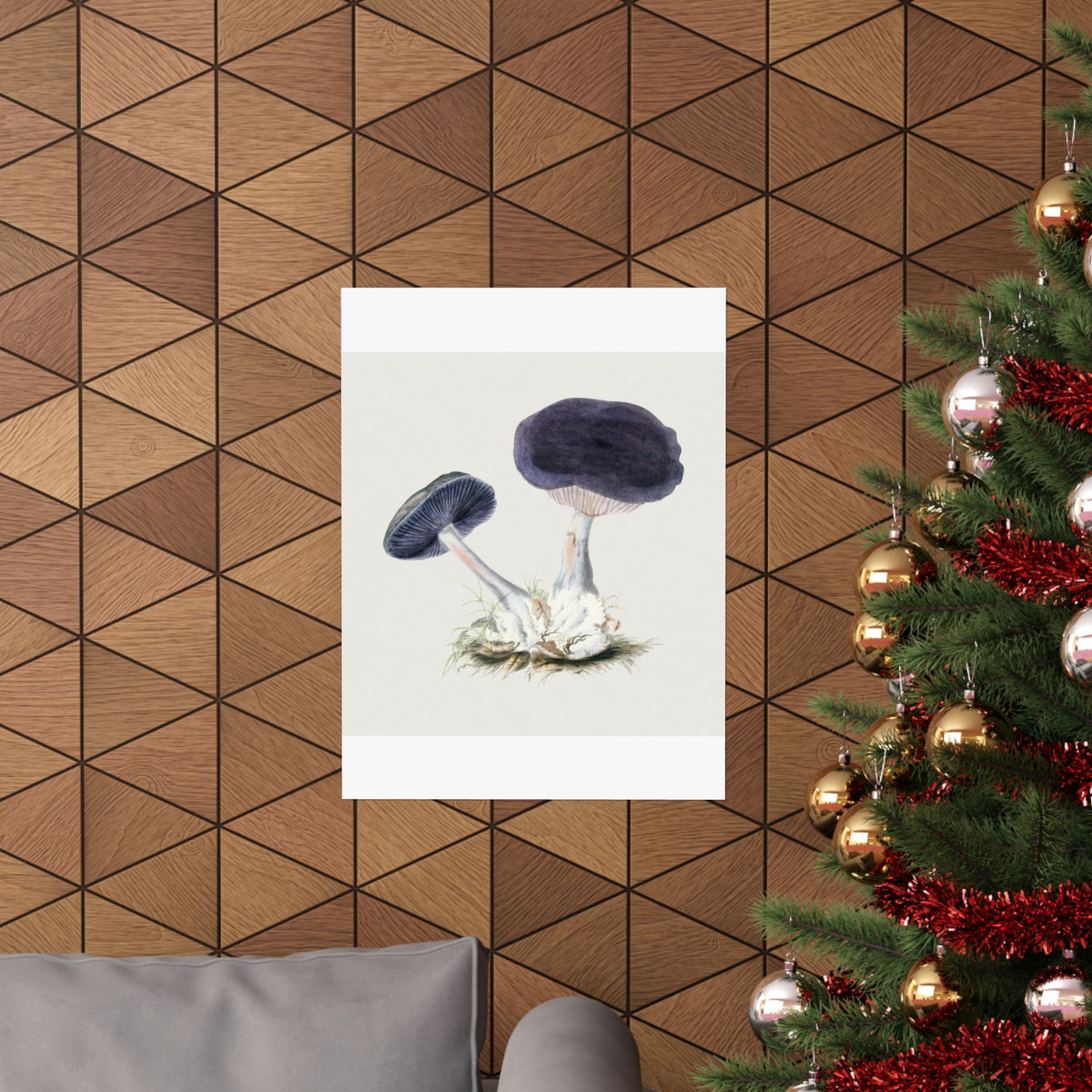 Mushroom Study No. 3 (Tree Fungi) — Antique Mycology Plate | Botanical Art Print