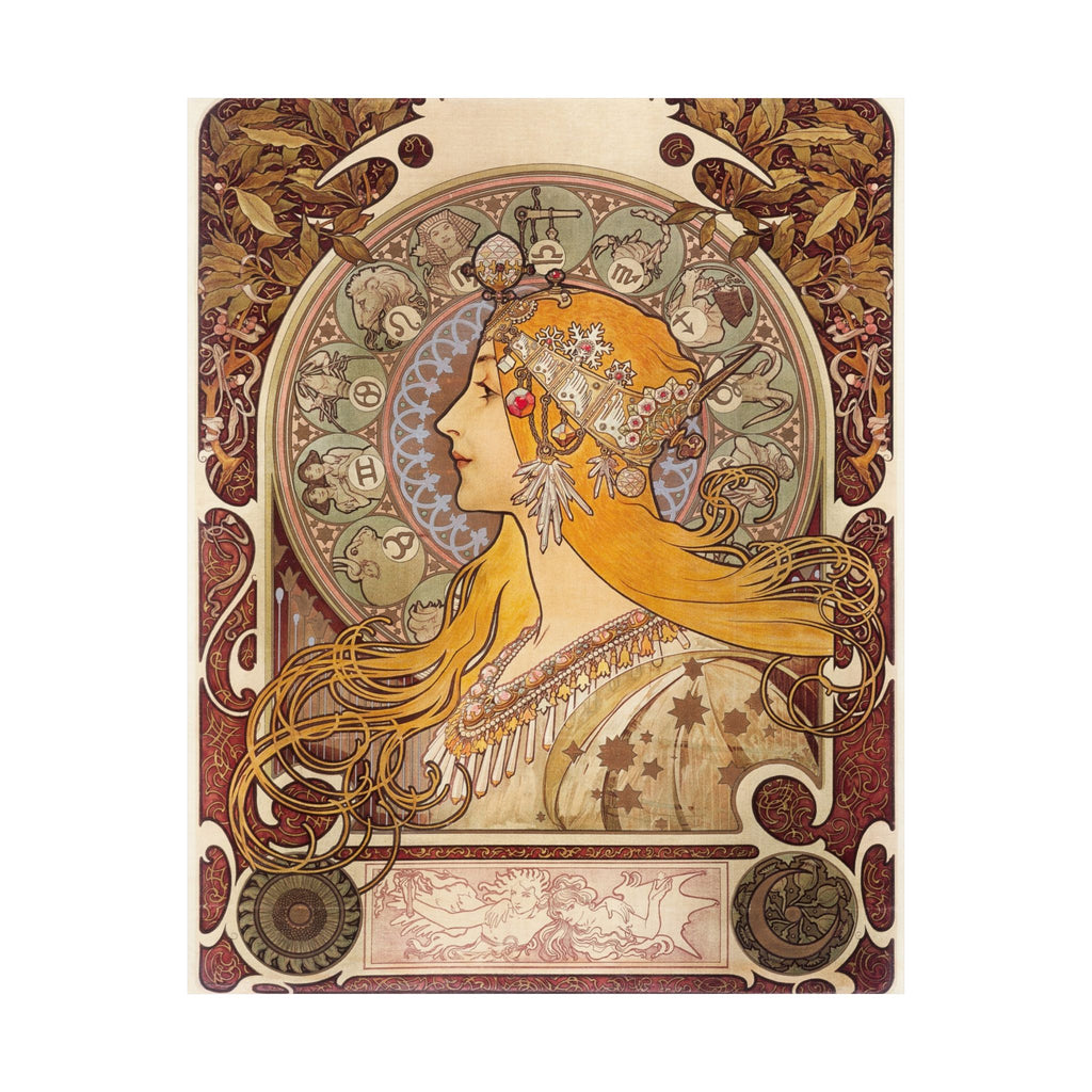 Zodiac — Alphonse Mucha, 1896 | Art Nouveau Print