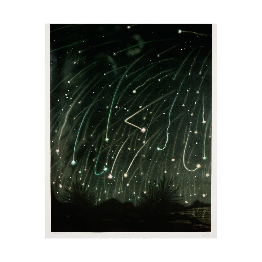 The November Meteors — Trouvelot, 1881 | Celestial Art Print