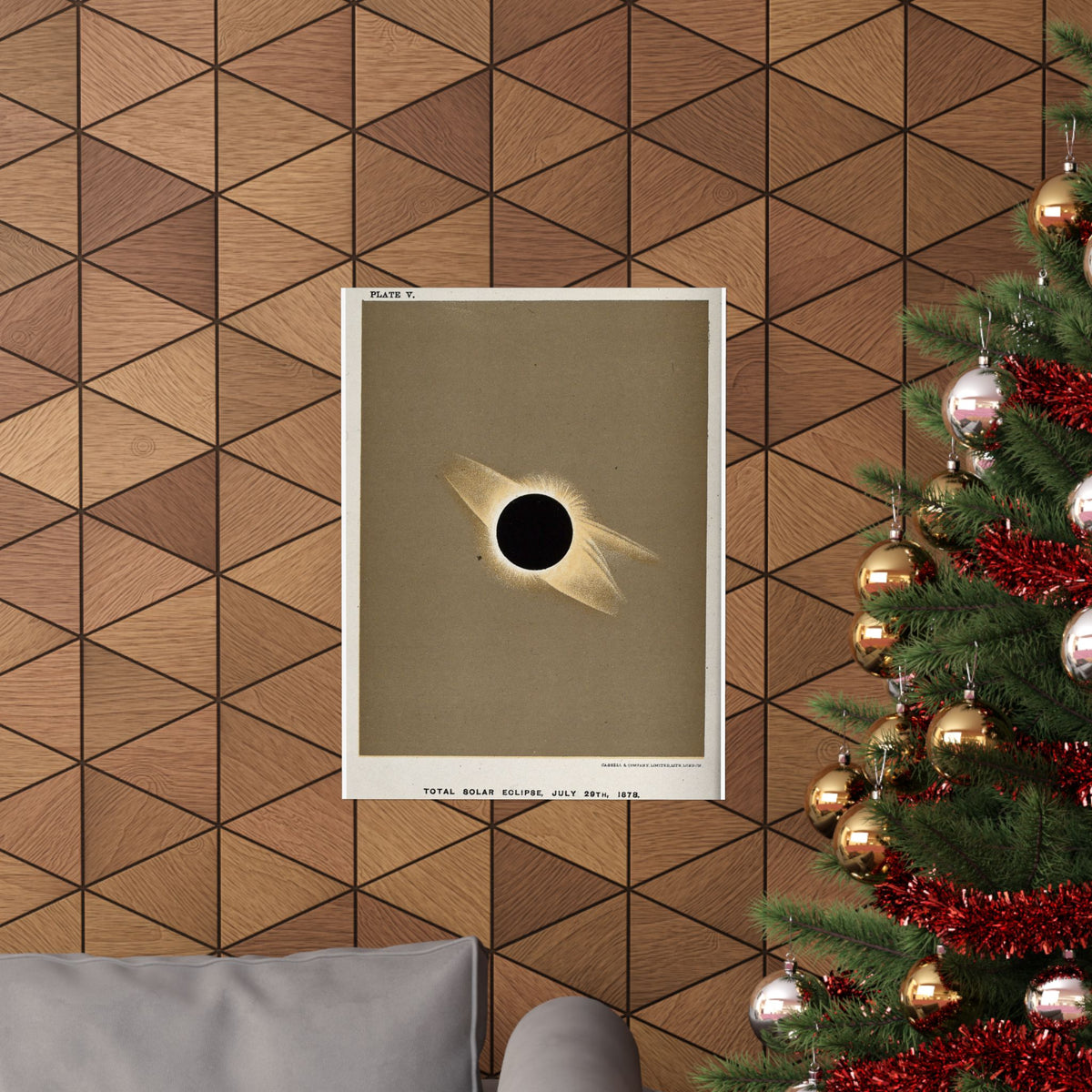 Total Solar Eclipse of 1878 — Trouvelot | Celestial Art Print